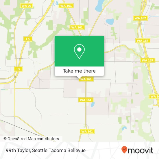 99th Taylor, Edgewood, WA 98371 map