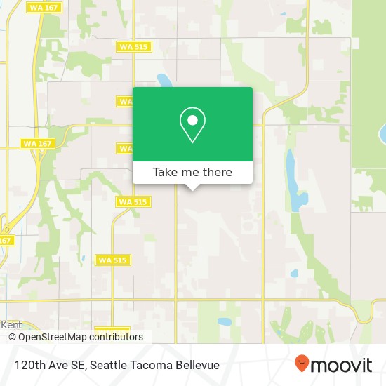 Mapa de 120th Ave SE, Kent, WA 98031