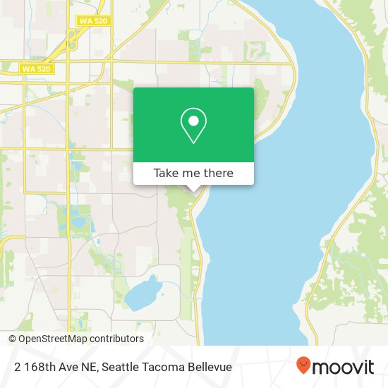 2 168th Ave NE, Bellevue, WA 98008 map