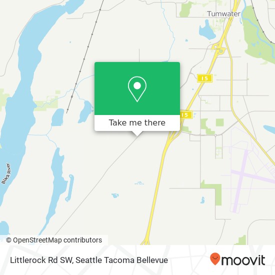 Mapa de Littlerock Rd SW, Tumwater, WA 98512