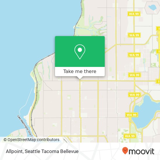 Mapa de Allpoint, 8500 15th Ave NW