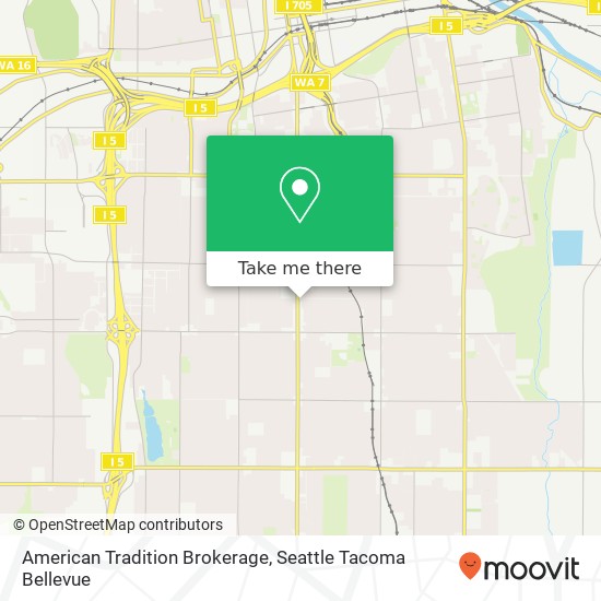 Mapa de American Tradition Brokerage, 5201 Pacific Ave