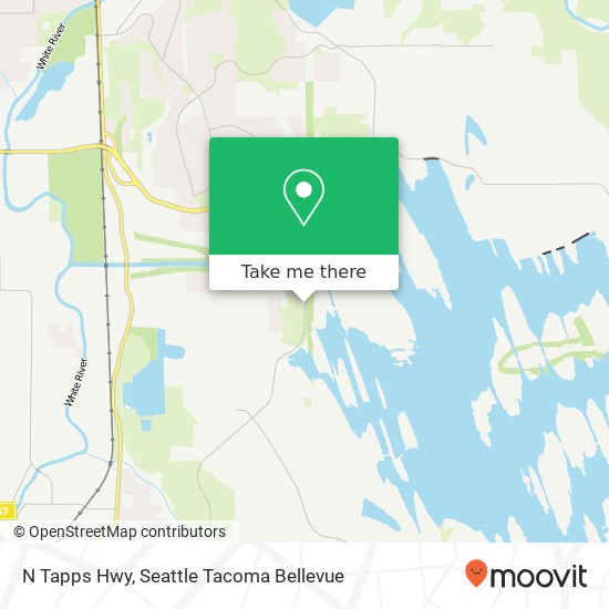Mapa de N Tapps Hwy, Bonney Lake (DRIFTWOOD), WA 98391