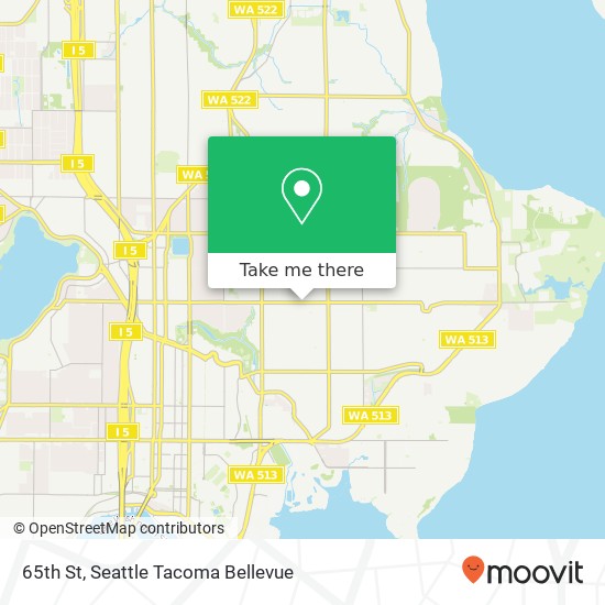 Mapa de 65th St, Seattle, WA 98115