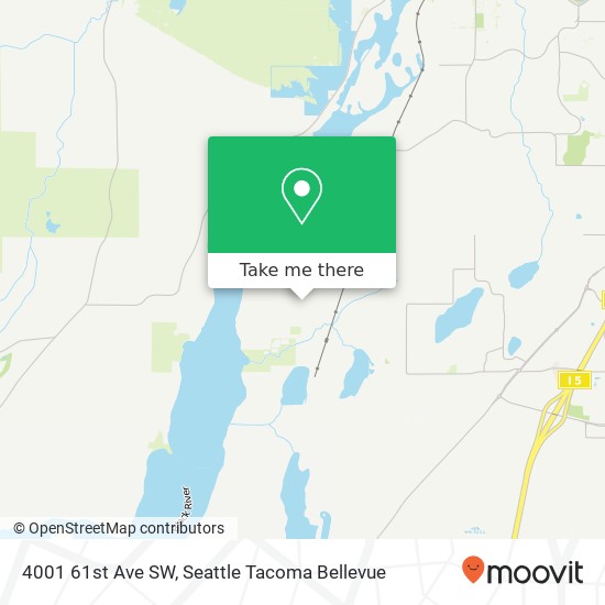 Mapa de 4001 61st Ave SW, Tumwater, WA 98512