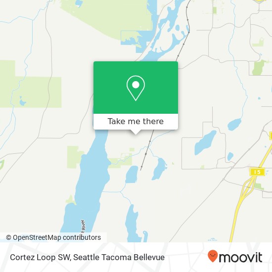 Mapa de Cortez Loop SW, Tumwater, WA 98512