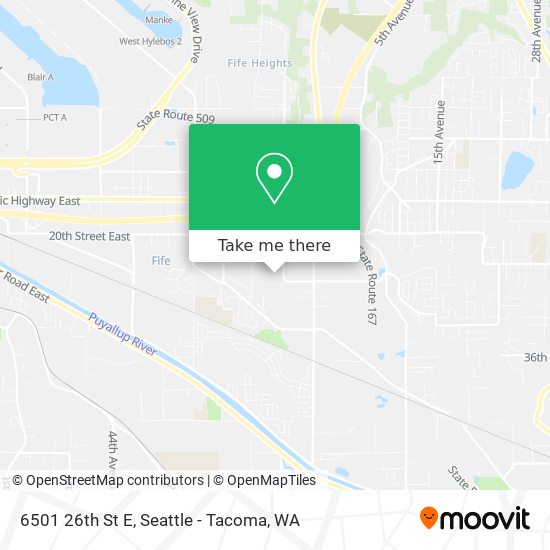 6501 26th St E map