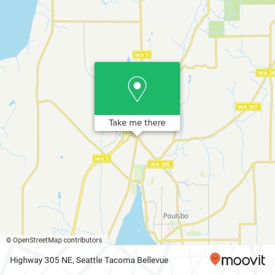 Mapa de Highway 305 NE, Poulsbo, WA 98370