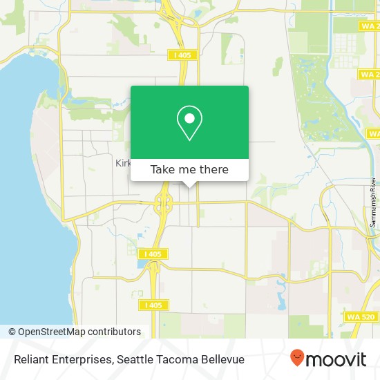 Reliant Enterprises, 8810 122nd Ave NE map