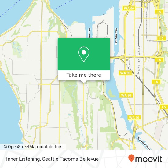 Mapa de Inner Listening, Delridge Way SW Seattle, WA 98106