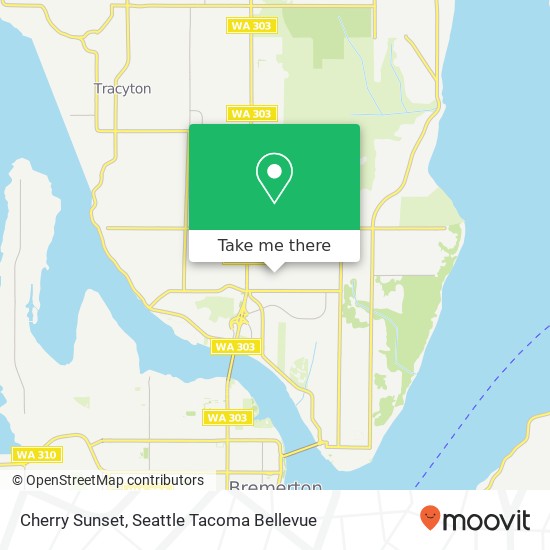 Mapa de Cherry Sunset, Bremerton, WA 98310