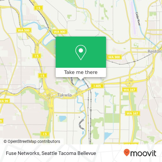 Mapa de Fuse Networks, 7100 Fort Dent Way