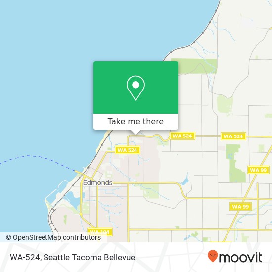 Mapa de WA-524, Edmonds, WA 98020