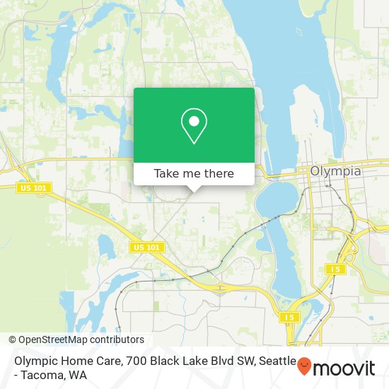 Mapa de Olympic Home Care, 700 Black Lake Blvd SW