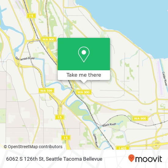 6062 S 126th St, Seattle, WA 98178 map