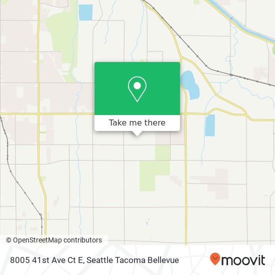 Mapa de 8005 41st Ave Ct E, Tacoma, WA 98443