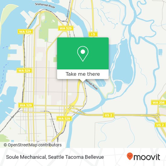 Mapa de Soule Mechanical, 2005 E Grand Ave