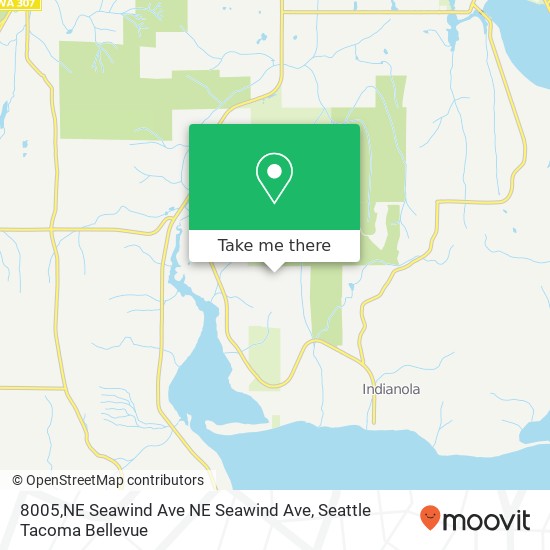 Mapa de 8005,NE Seawind Ave NE Seawind Ave, Poulsbo, WA 98370