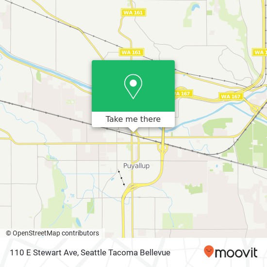 110 E Stewart Ave, Puyallup, WA 98372 map