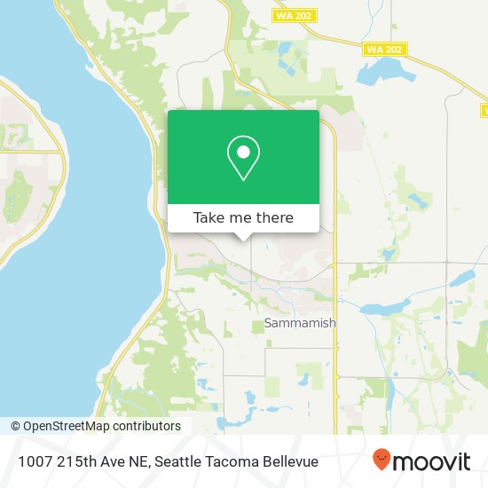 Mapa de 1007 215th Ave NE, Sammamish, WA 98074