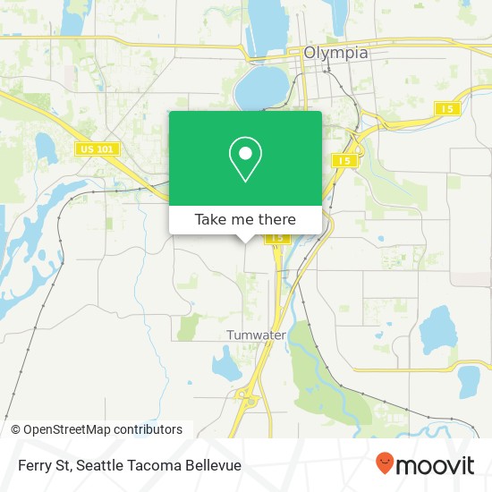 Mapa de Ferry St, Tumwater, WA 98512