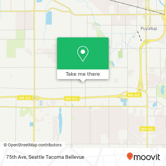 75th Ave, Puyallup, WA 98373 map