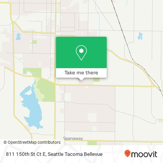 Mapa de 811 150th St Ct E, Tacoma, WA 98445