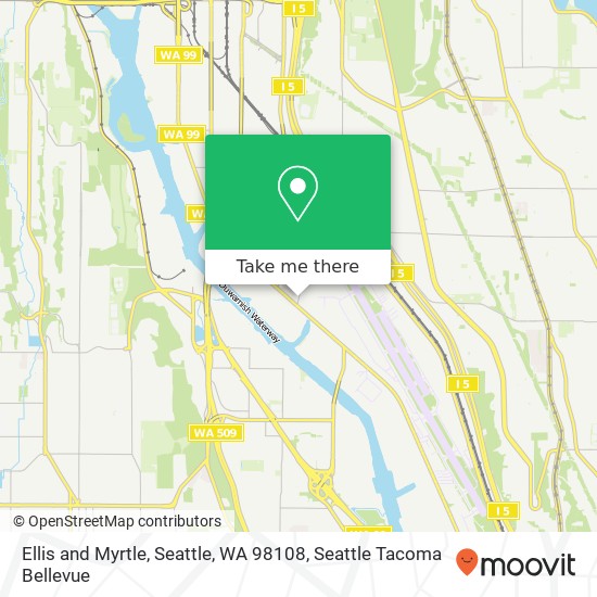 Ellis and Myrtle, Seattle, WA 98108 map