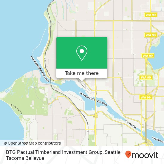 Mapa de BTG Pactual Timberland Investment Group, 5325 Ballard Ave NW