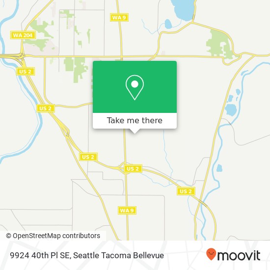 Mapa de 9924 40th Pl SE, Lake Stevens, WA 98258