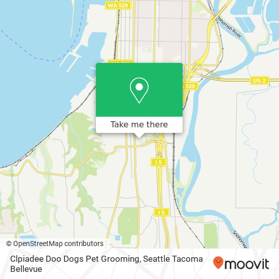 Mapa de Clpiadee Doo Dogs Pet Grooming, 3911 Wetmore Ave