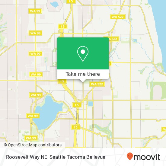 Roosevelt Way NE, Seattle, WA 98115 map