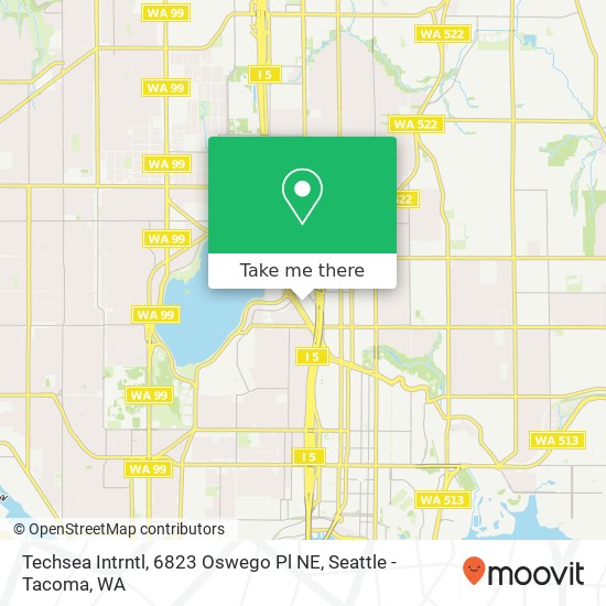 Techsea Intrntl, 6823 Oswego Pl NE map