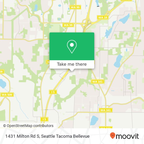1431 Milton Rd S, Federal Way, WA 98003 map