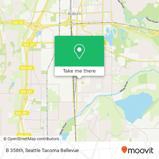 Mapa de B 358th, Auburn, WA 98002