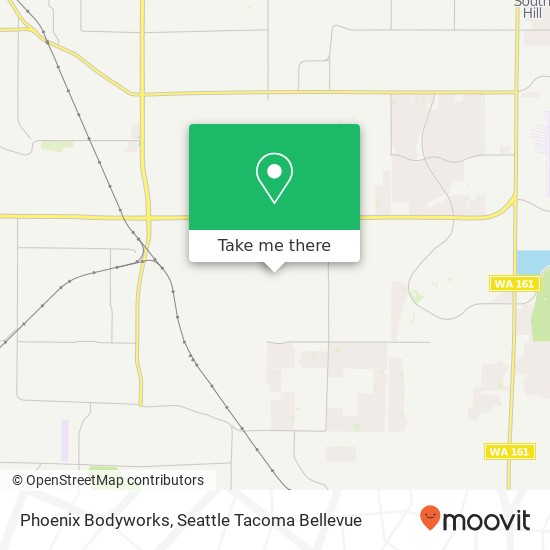 Mapa de Phoenix Bodyworks, 18328 71st Ave E