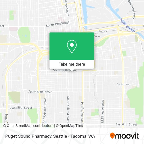 Mapa de Puget Sound Pharmacy