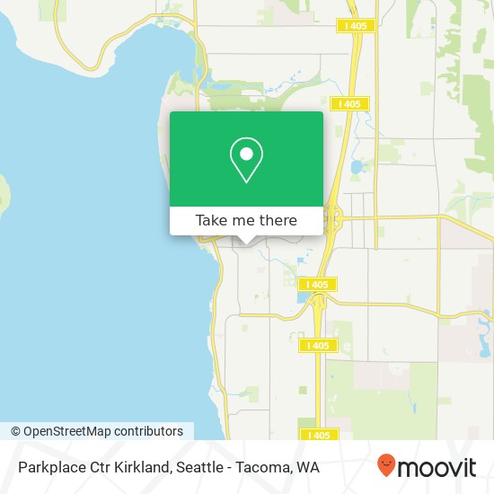 Mapa de Parkplace Ctr Kirkland