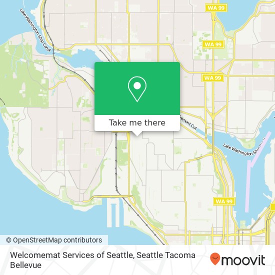 Mapa de Welcomemat Services of Seattle, 3012 13th Ave W