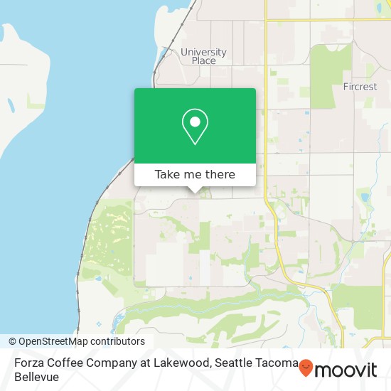 Forza Coffee Company at Lakewood, 8801 47th St W map