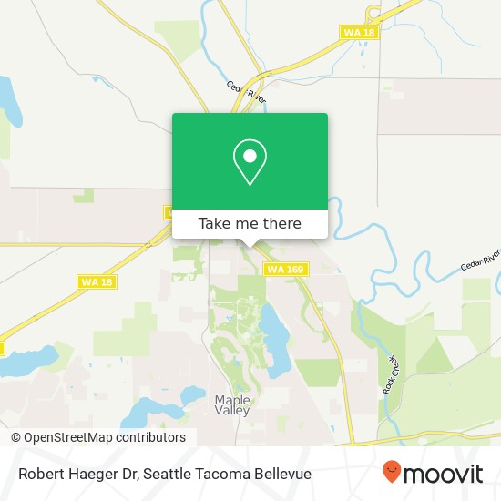 Mapa de Robert Haeger Dr, 22443 SE 240th St