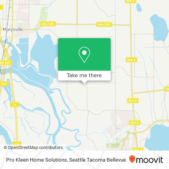Mapa de Pro Kleen Home Solutions, 7001 38th Pl NE