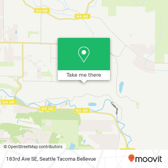 Mapa de 183rd Ave SE, Renton, WA 98059