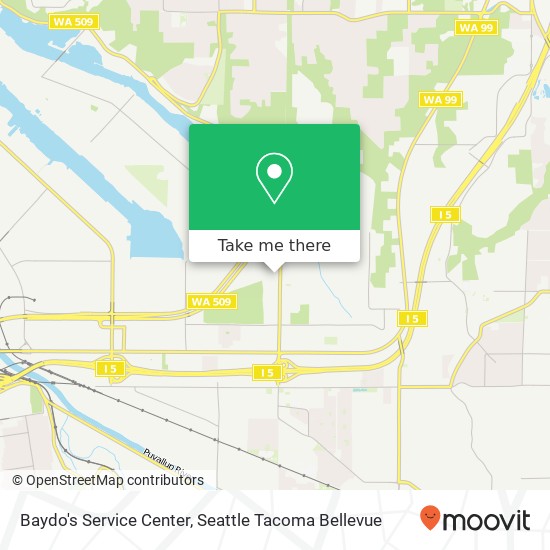 Mapa de Baydo's Service Center, 602 54th Ave E