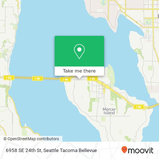 6958 SE 24th St, Mercer Island, WA 98040 map