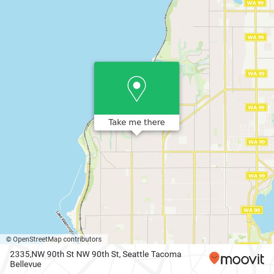 2335,NW 90th St NW 90th St, Seattle, WA 98117 map