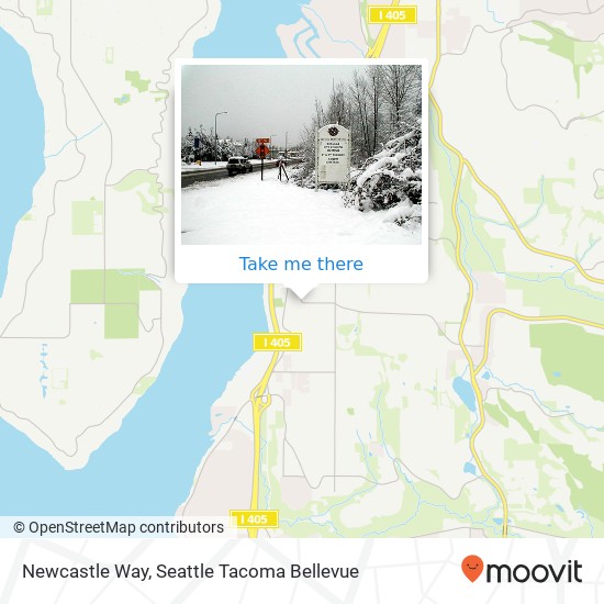 Mapa de Newcastle Way, Newcastle, WA 98056
