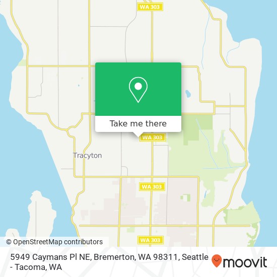 5949 Caymans Pl NE, Bremerton, WA 98311 map