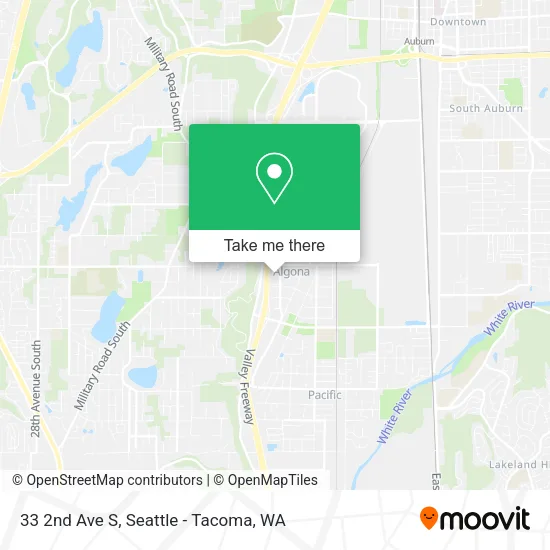 33 2nd Ave S map