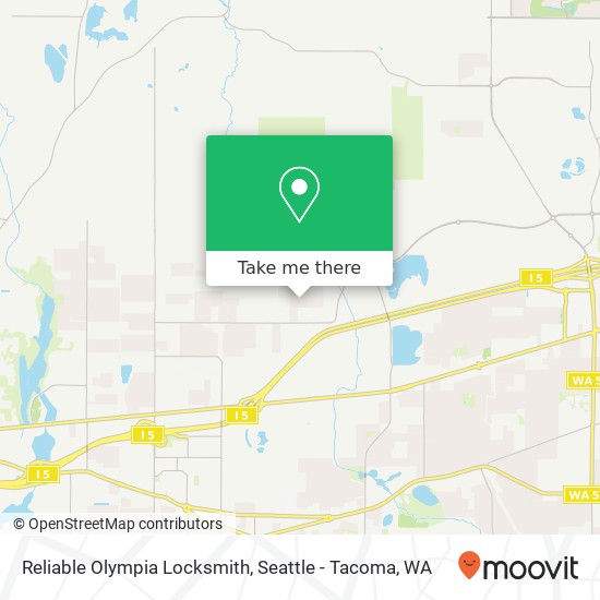 Mapa de Reliable Olympia Locksmith, 1703 Oxbow St NE